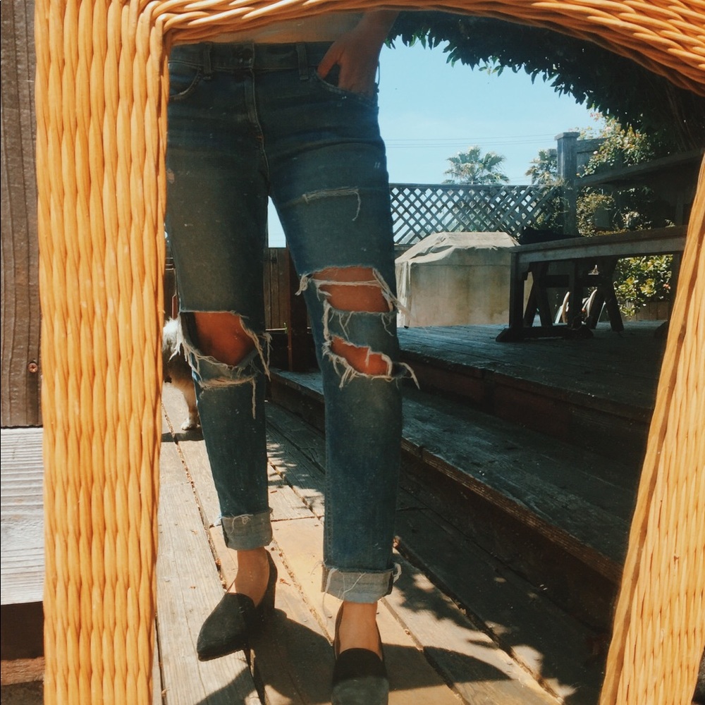 💫 SOLD! Rag & Bone Dre Slim Boyfriend Distressed - Picture 2 of 5